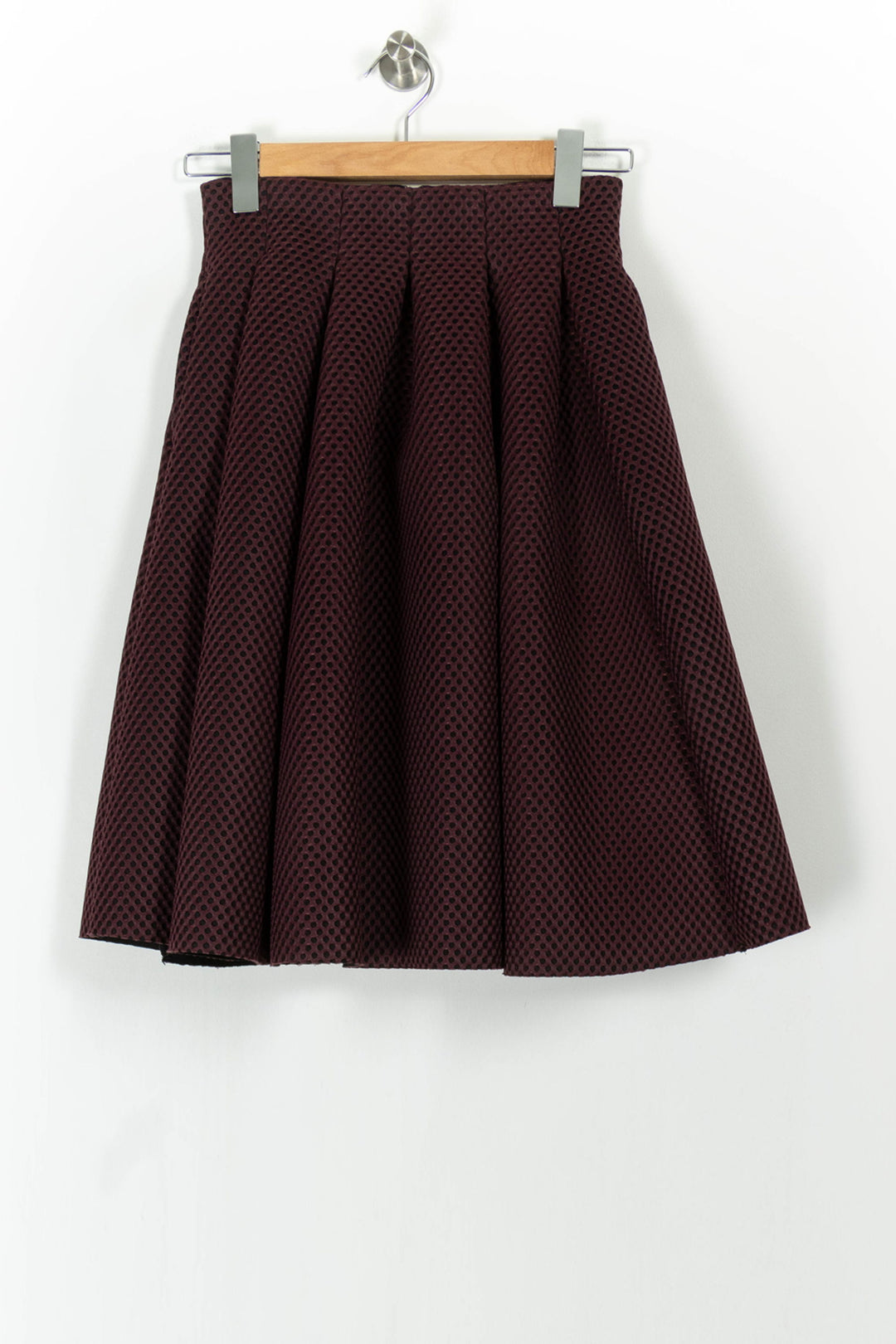 Jupe Plissée Bordeaux - Taille S/36 de la marque Maje | PARAD104558 - Vendu par Paradigme - Image 2