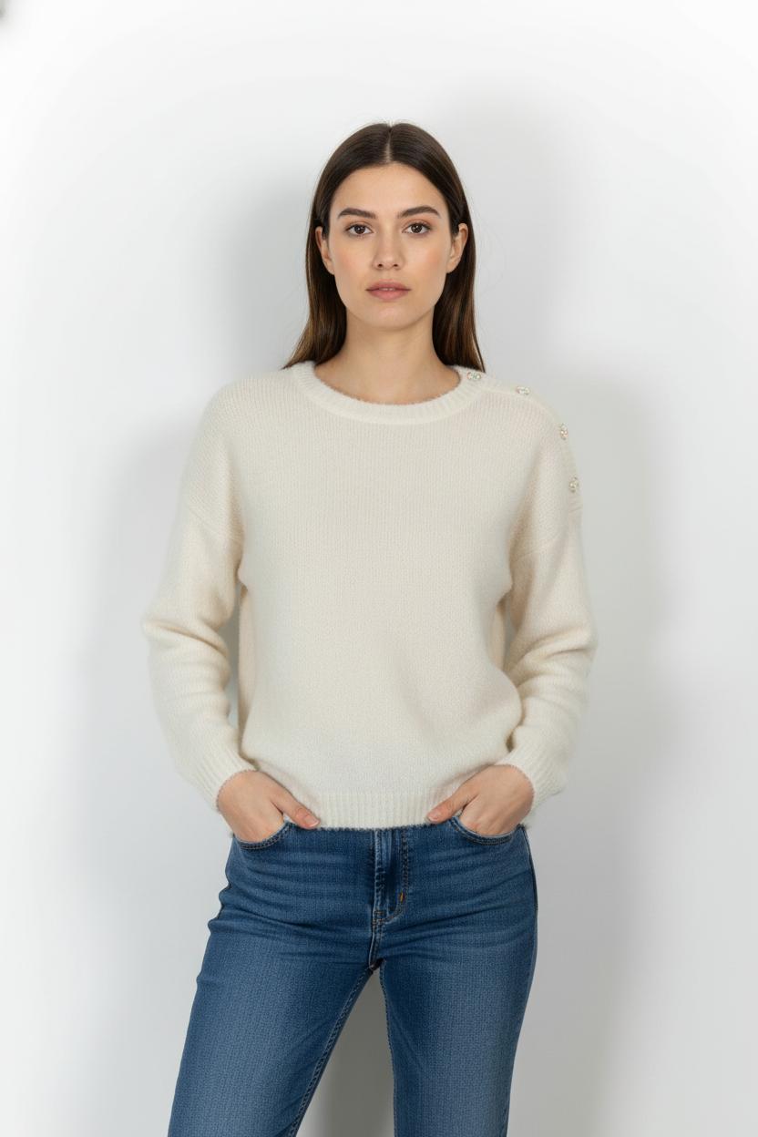 Pull Beige - Taille S/36 de la marque Des petits hauts | PARAD104562 - Vendu par Paradigme - Image 1
