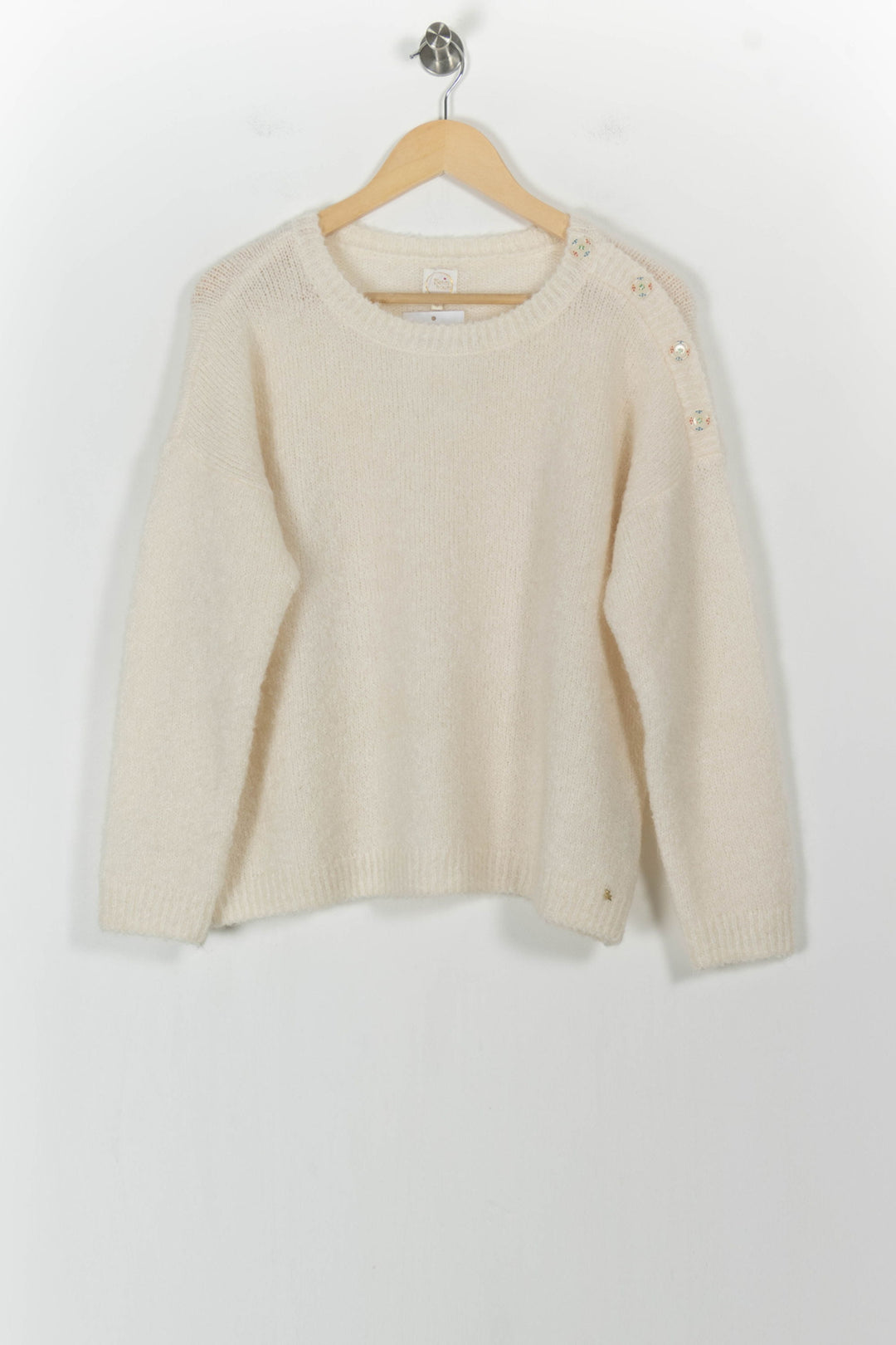 Pull Beige - Taille S/36 de la marque Des petits hauts | PARAD104562 - Vendu par Paradigme - Image 2