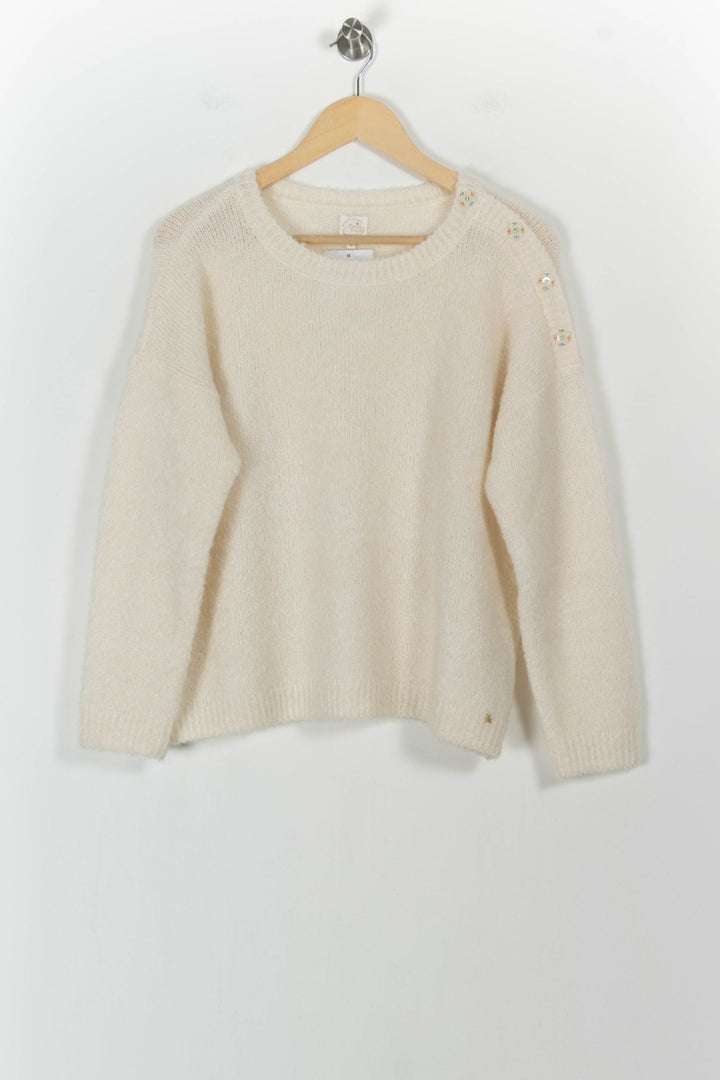 Pull Beige - Taille S/36 de la marque Des petits hauts | PARAD104562 - Vendu par Paradigme - Image 2