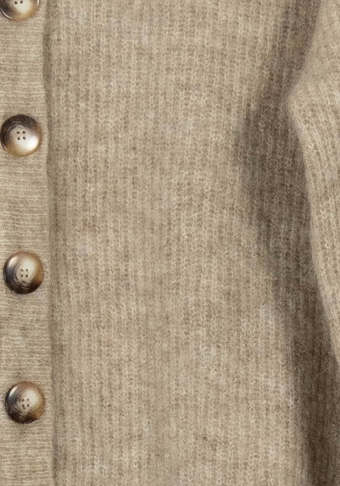 Cardigan Beige - Taille S/36 de la marque Sézane | PARAD104563 - Vendu par Paradigme - Image 3