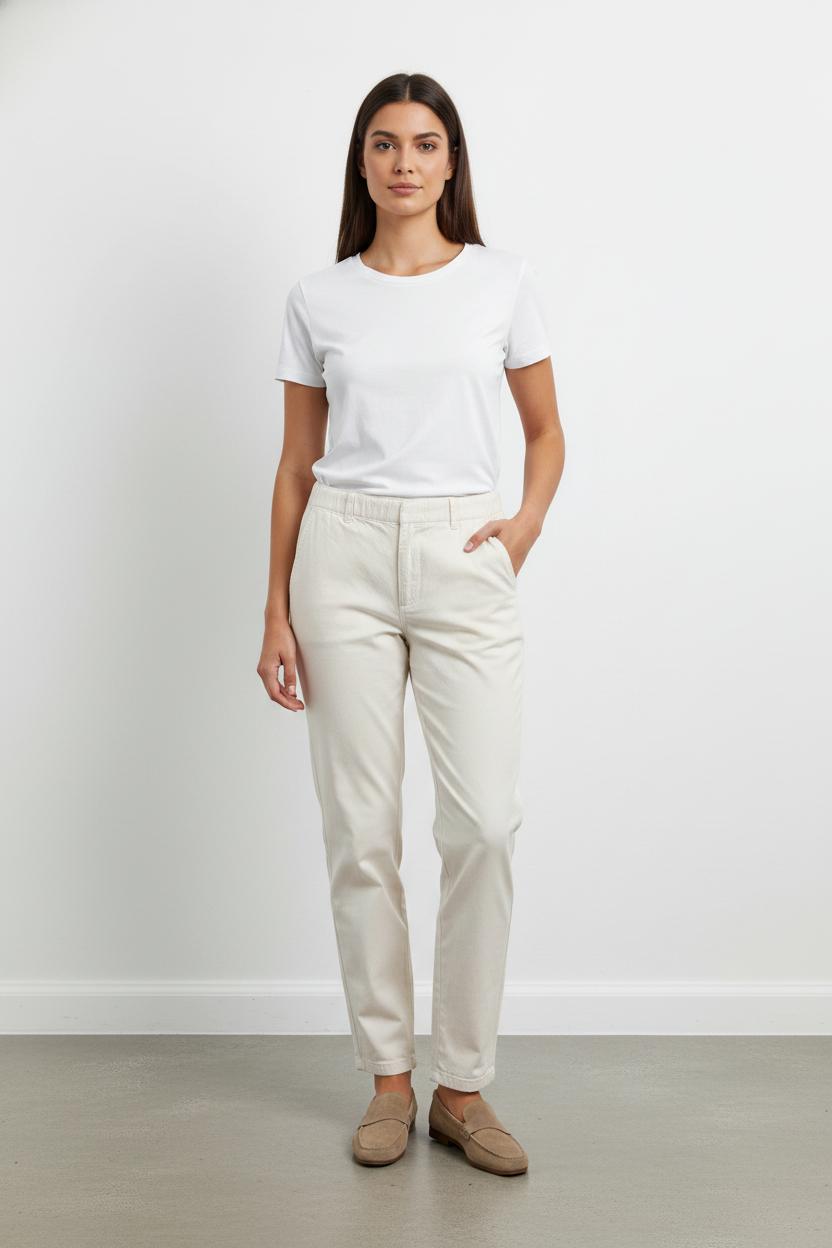 Pantalon Chino Beige - Taille S/36 de la marque Maison 123 | PARAD104564 - Vendu par Paradigme - Image 1