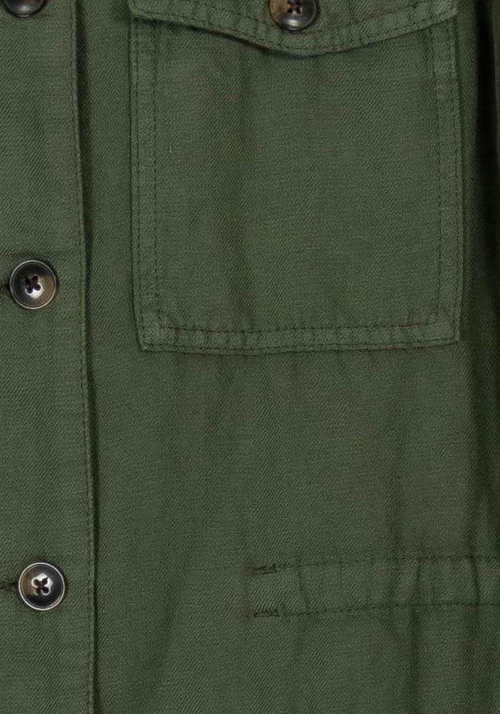 Veste Saharienne Verte - Taille S/36 de la marque Caroll | PARAD104568 - Vendu par Paradigme - Image 3