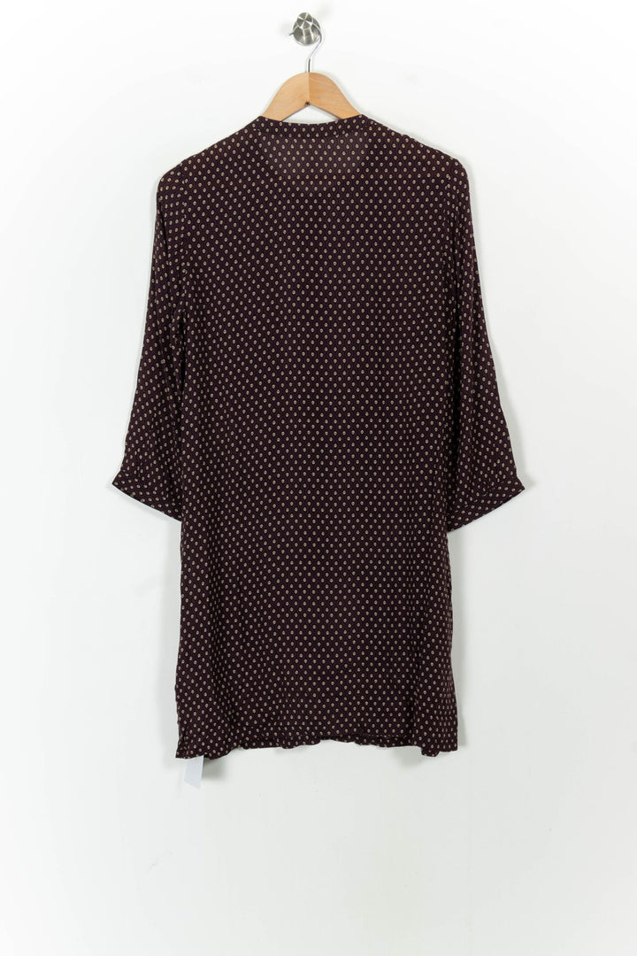 Robe Droite Noir et Beige - Taille L/40 de la marque I.Code | PARAD104572 - Vendu par Paradigme - Image 4