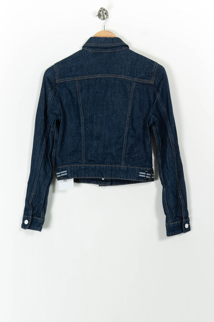 Veste en Jean Bleue - Taille S/36 de la marque Kookai | PARAD104573 - Vendu par Paradigme - Image 4