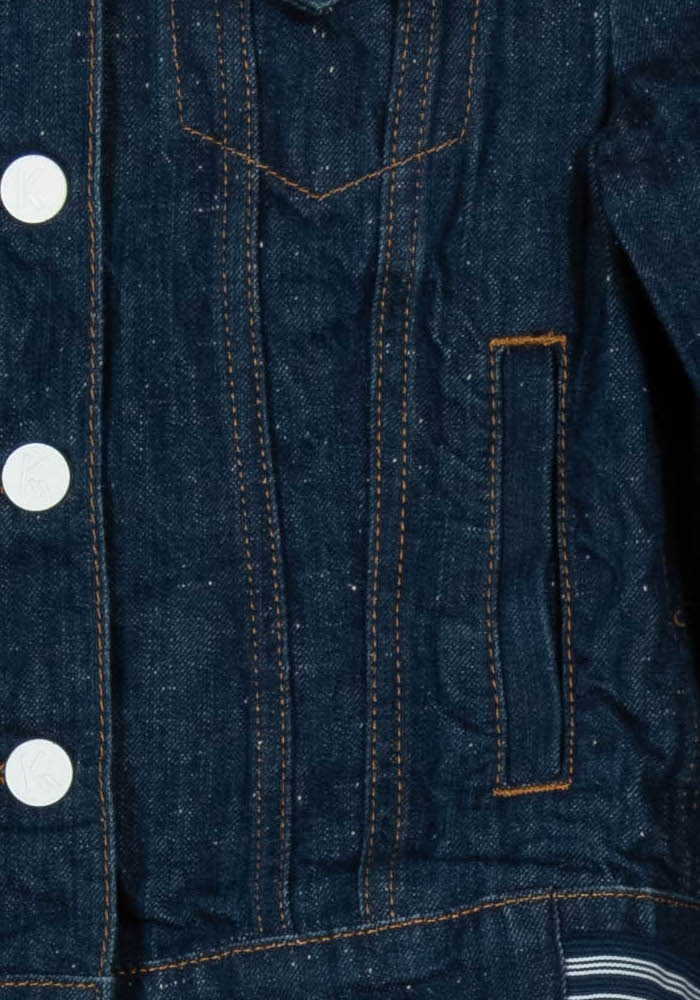 Veste en Jean Bleue - Taille S/36 de la marque Kookai | PARAD104573 - Vendu par Paradigme - Image 3