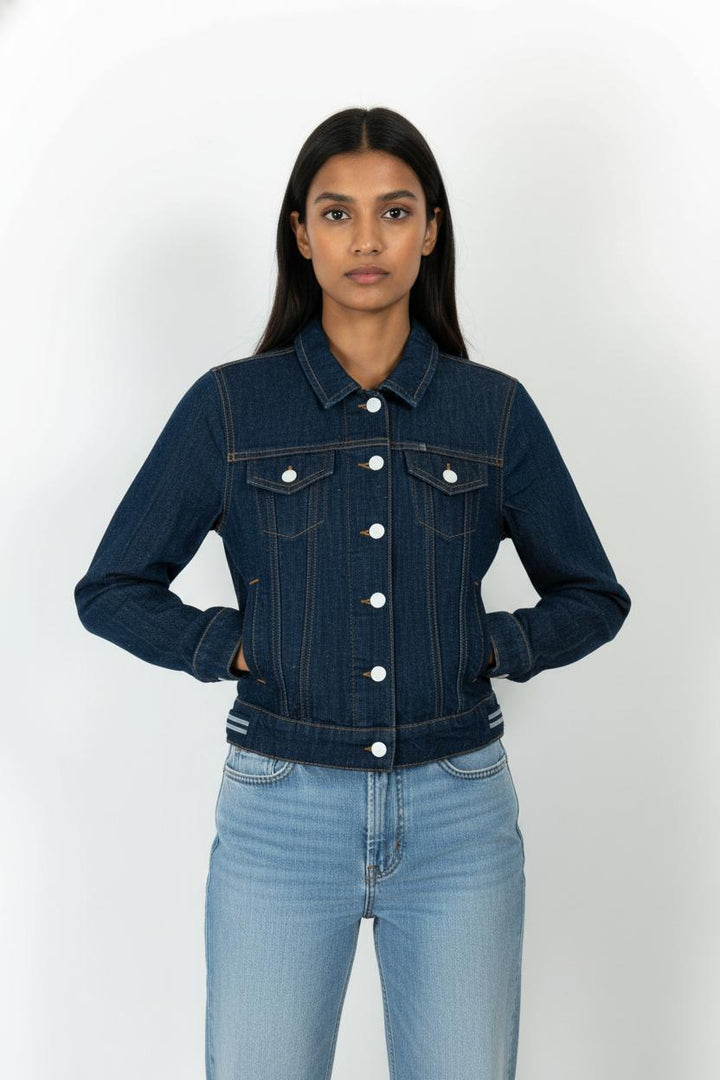 Veste en Jean Bleue - Taille S/36 de la marque Kookai | PARAD104573 - Vendu par Paradigme - Image 1