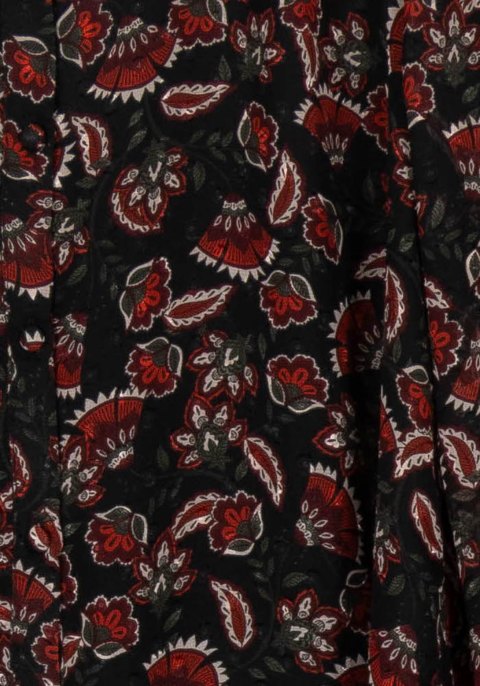 Blouse Noire et Rouge - Taille S/36 de la marque Maison 123 | PARAD104574 - Vendu par Paradigme - Image 3