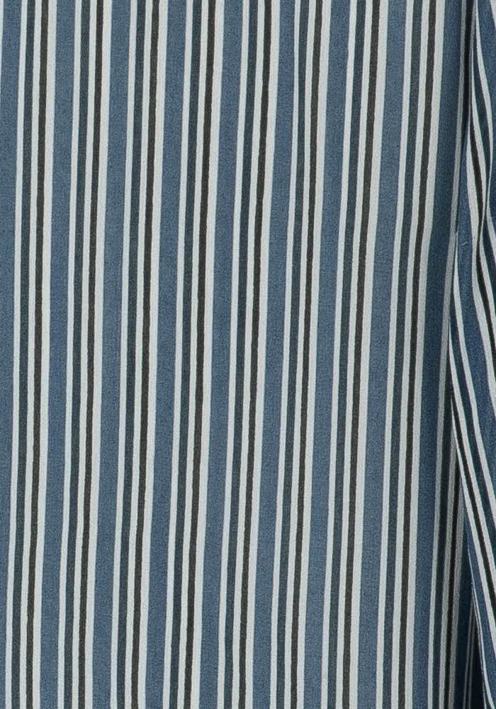 Robe Midi Bleue et Blanche - Taille M/38 de la marque Ganni | PARAD104576 - Vendu par Paradigme - Image 3