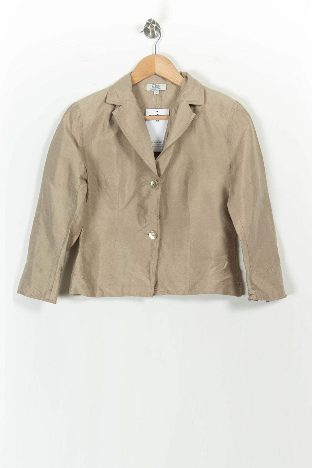 Blazer Beige - Taille M/38 de la marque Pablo | PARAD104579 - Vendu par Paradigme - Image 2