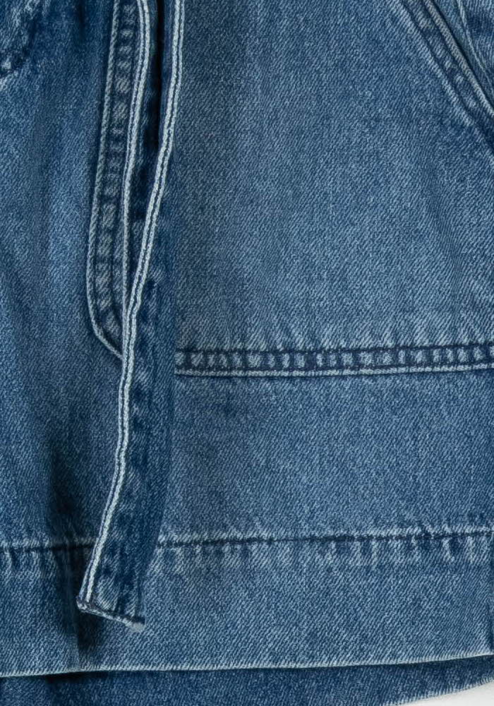 Short en Jean Bleu - Taille M/38 de la marque Claudie Pierlot | PARAD104580 - Vendu par Paradigme - Image 3