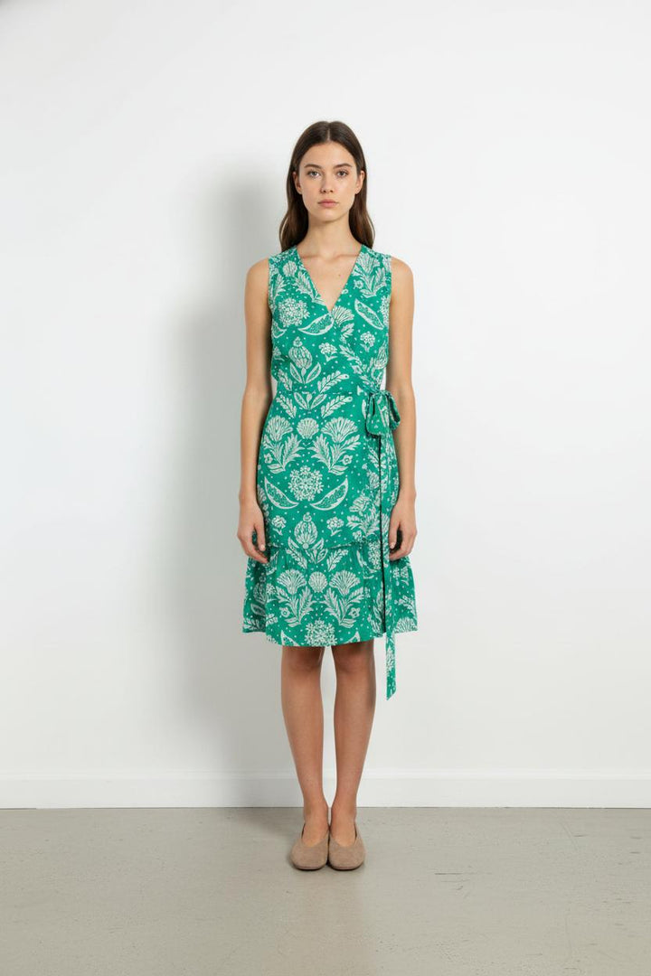 Robe Verte - Taille M/38 de la marque Petite Mendigote | PARAD104581 - Vendu par Paradigme - Image 1