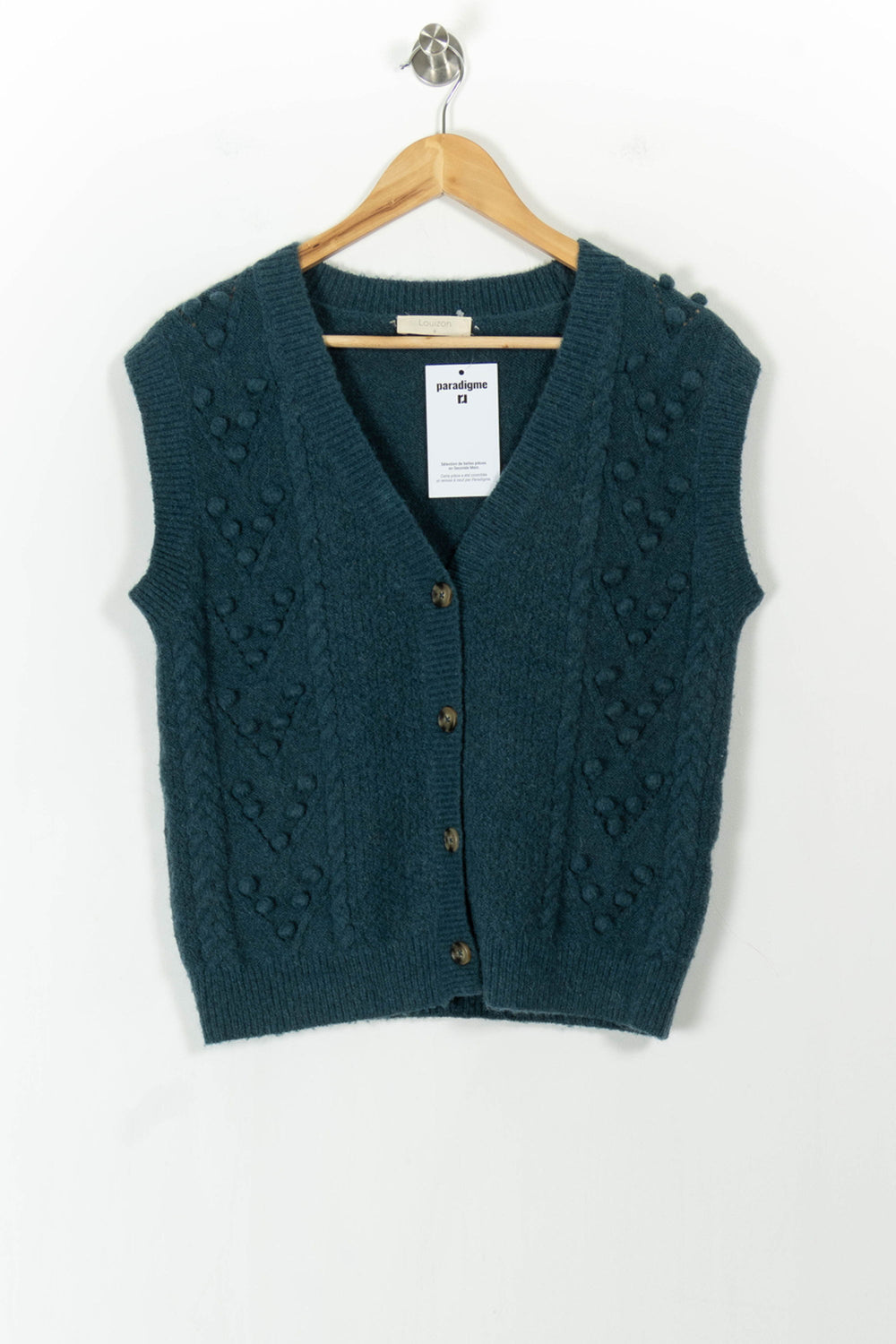 Gilet Bleu - Taille XS/34 de la marque Louizon | PARAD104585 - Vendu par Paradigme - Image 2