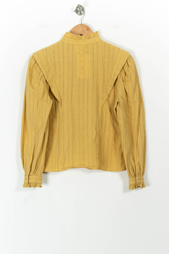 Blouse Jaune - Taille XS/34 de la marque Maison Stella & Suzie | PARAD104591 - Vendu par Paradigme - Image 4