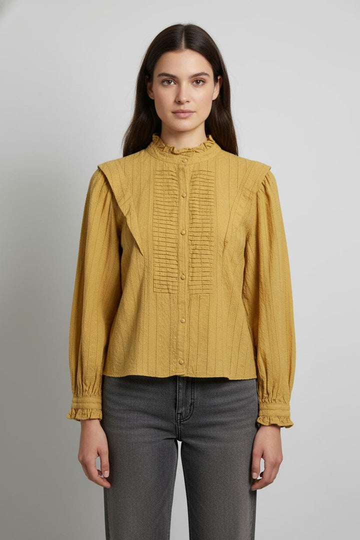 Blouse Jaune - Taille XS/34 de la marque Maison Stella & Suzie | PARAD104591 - Vendu par Paradigme - Image 1