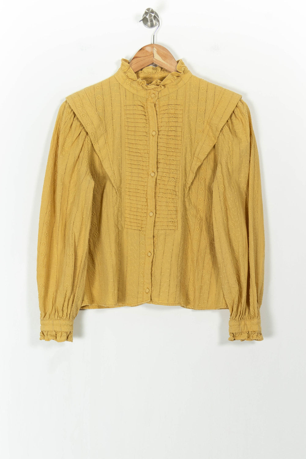 Blouse Jaune - Taille XS/34 de la marque Maison Stella & Suzie | PARAD104591 - Vendu par Paradigme - Image 2