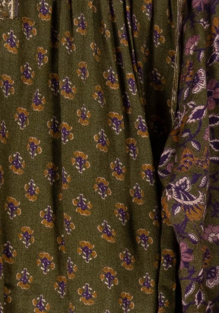 Blouse Verte et Violette - Taille S/36 de la marque Louizon | PARAD104592 - Vendu par Paradigme - Image 3