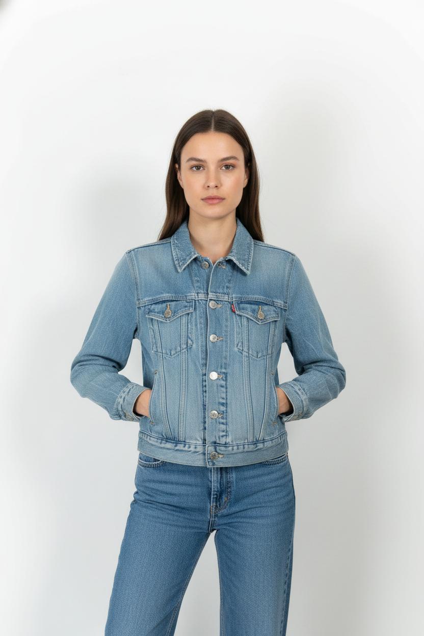Veste en jean bleue - Taille XS/34 de la marque Levi's | PARAD104593 - Vendu par Paradigme - Image 1