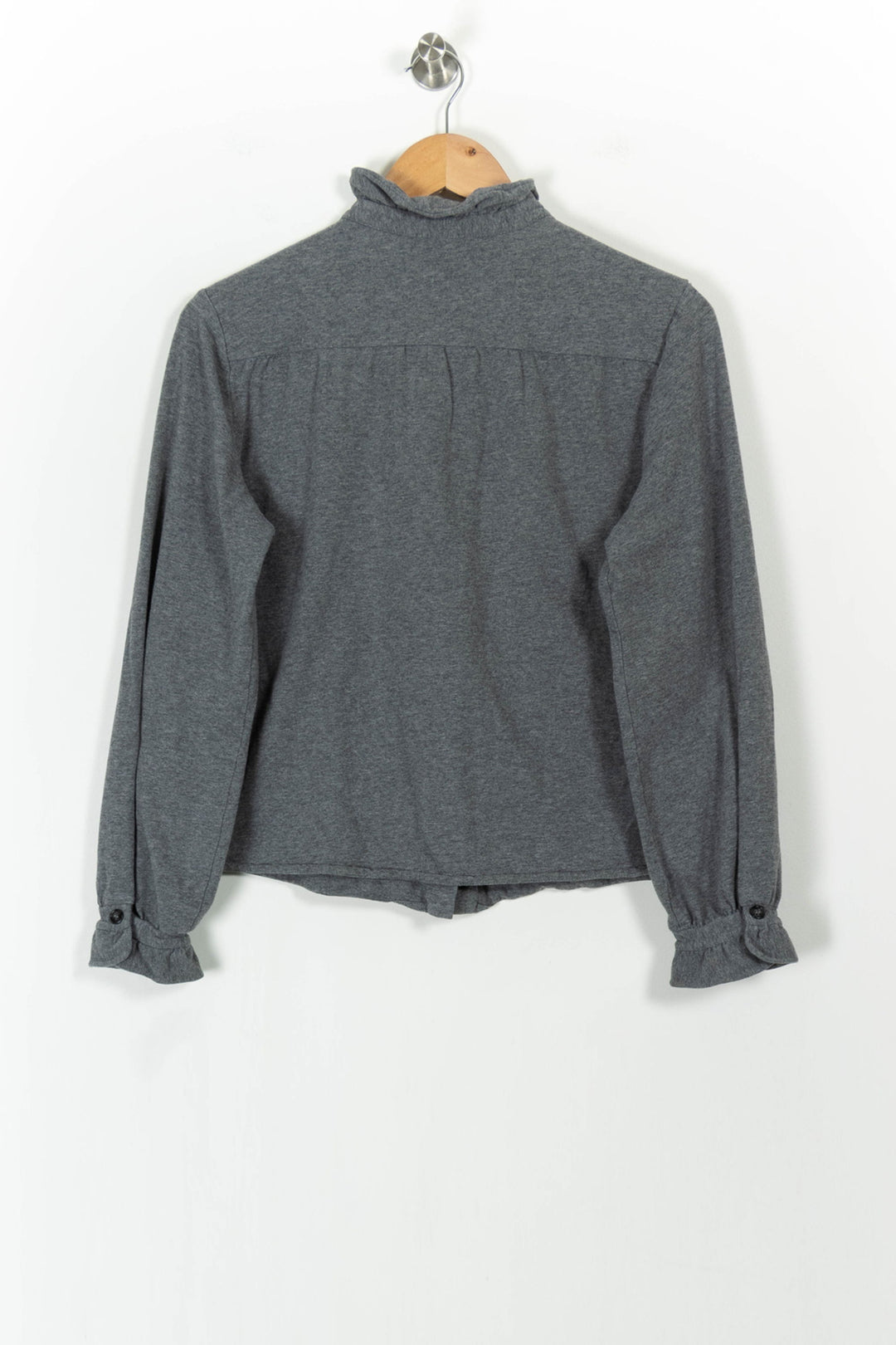 Blouse Grise - Taille M/38 de la marque Claudie Pierlot | PARAD104594 - Vendu par Paradigme - Image 4