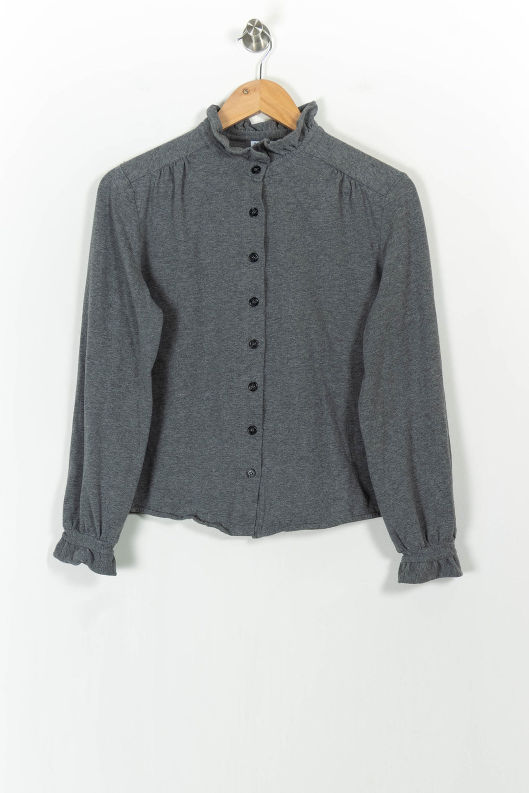 Blouse Grise - Taille M/38 de la marque Claudie Pierlot | PARAD104594 - Vendu par Paradigme - Image 2