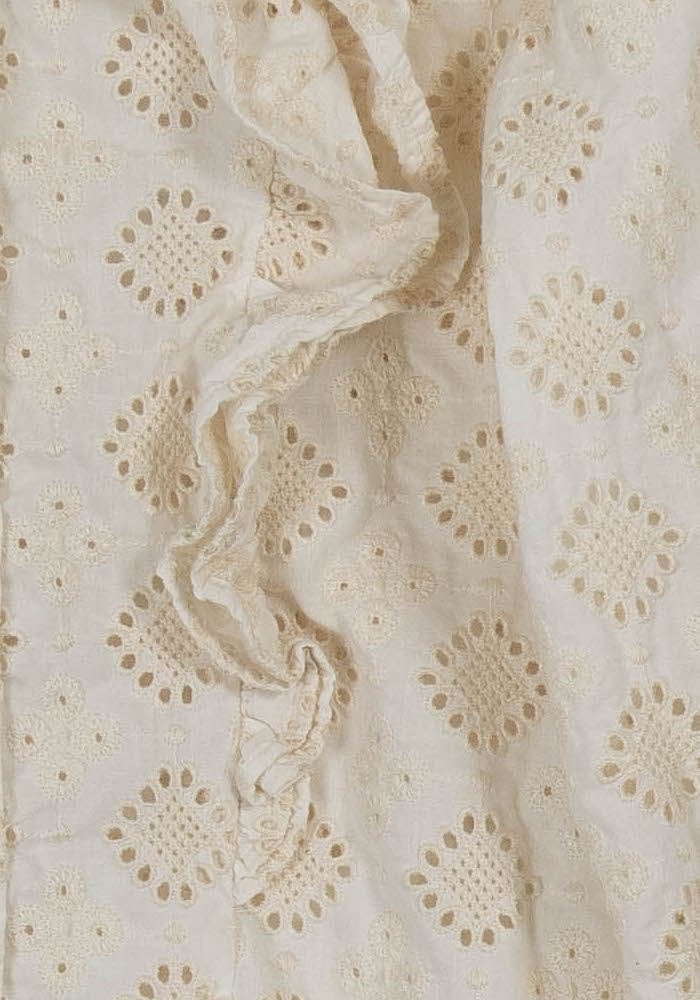 Blouse Brodée Beige - Taille XS/34 de la marque Sézane | PARAD104596 - Vendu par Paradigme - Image 3