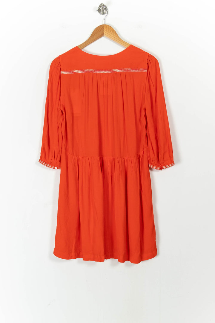 Robe Orange - Taille XS/34 de la marque ba&sh | PARAD104602 - Vendu par Paradigme - Image 4