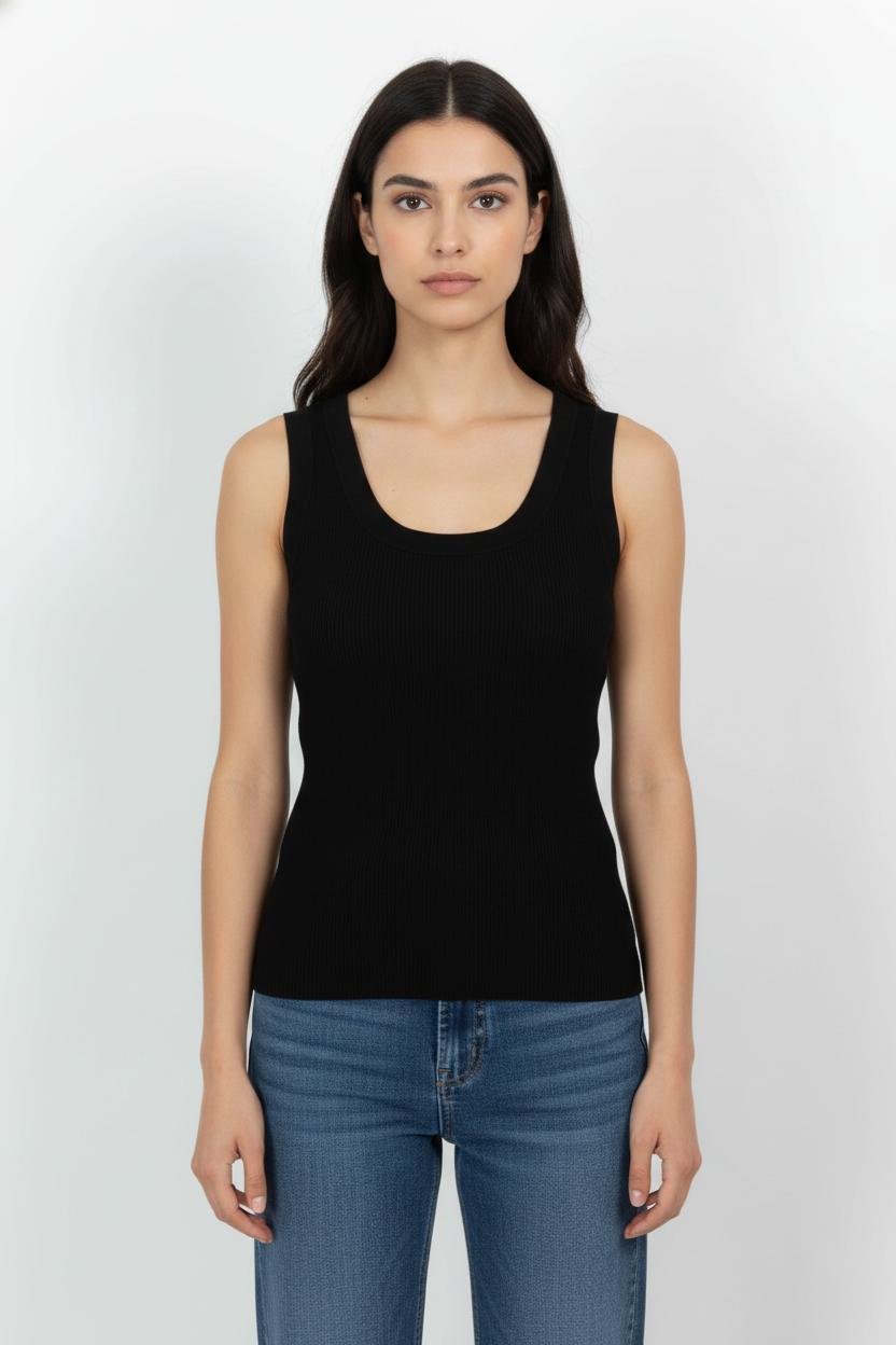 Débardeur Noir - Taille L/40 de la marque Caroll | PARAD104604 - Vendu par Paradigme - Image 1