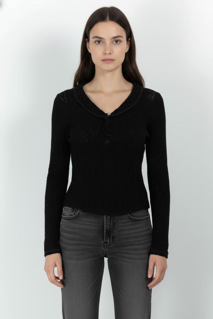 Blouse Noire - Taille M/38 de la marque One Step | PARAD104607 - Vendu par Paradigme - Image 1