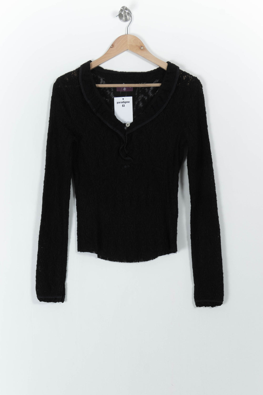 Blouse Noire - Taille M/38 de la marque One Step | PARAD104607 - Vendu par Paradigme - Image 2