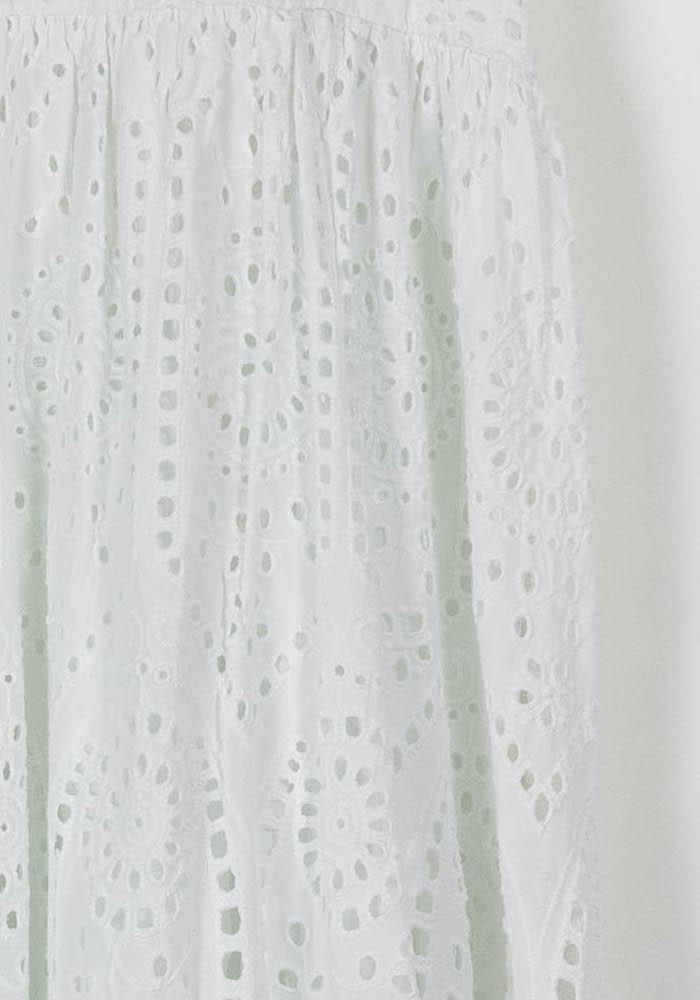 Robe Longue Blanche - Taille S/36 de la marque Sézane | PARAD104611 - Vendu par Paradigme - Image 3