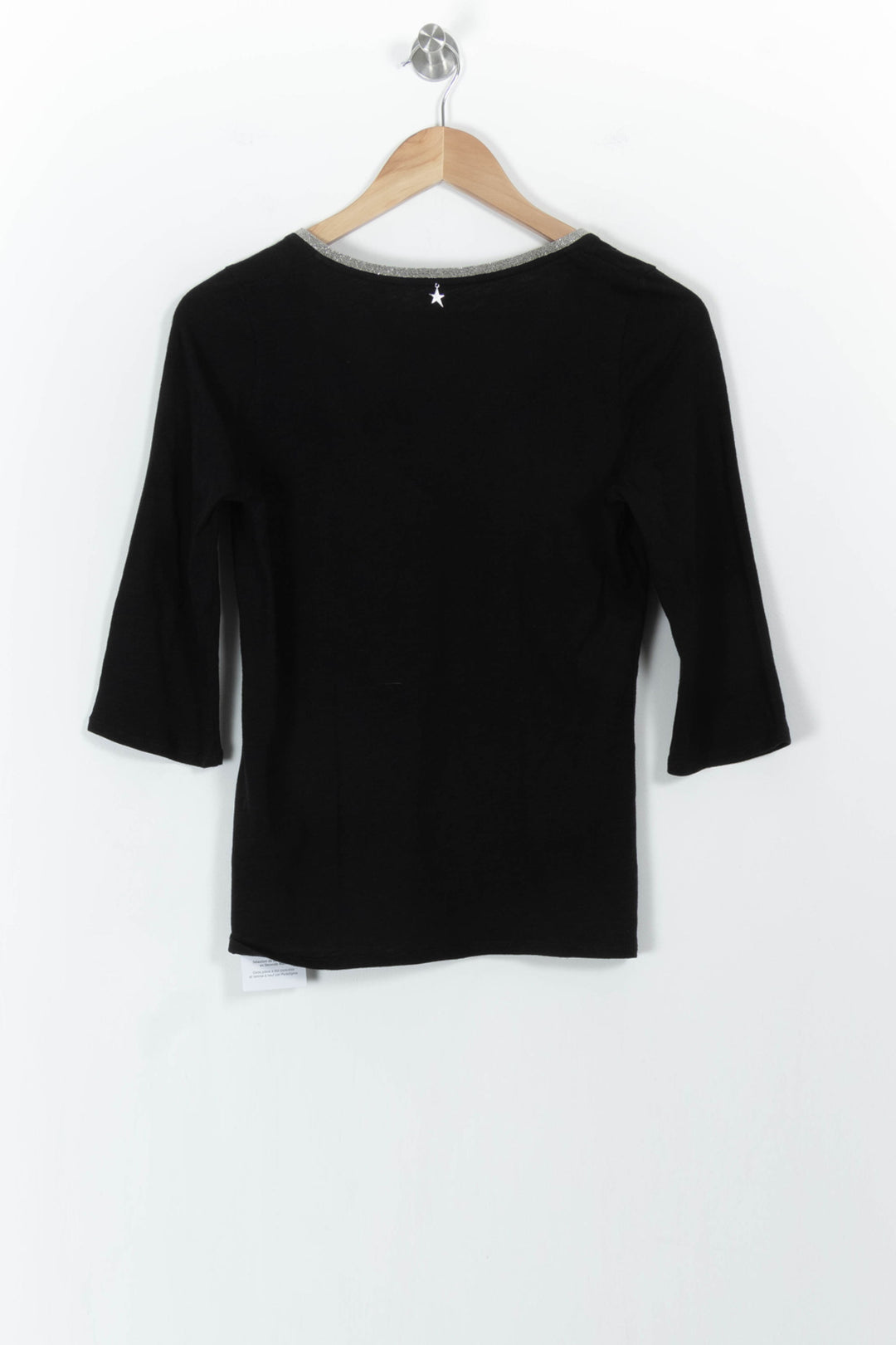 Tee-shirt noir - Taille S/36 de la marque Sud express | PARAD104615 - Vendu par Paradigme - Image 4