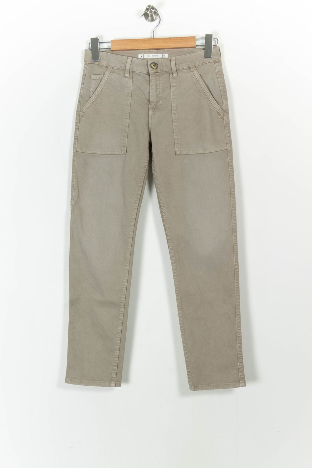 Pantalon Beige - Taille S/36 de la marque Sud express | PARAD104622 - Vendu par Paradigme - Image 2