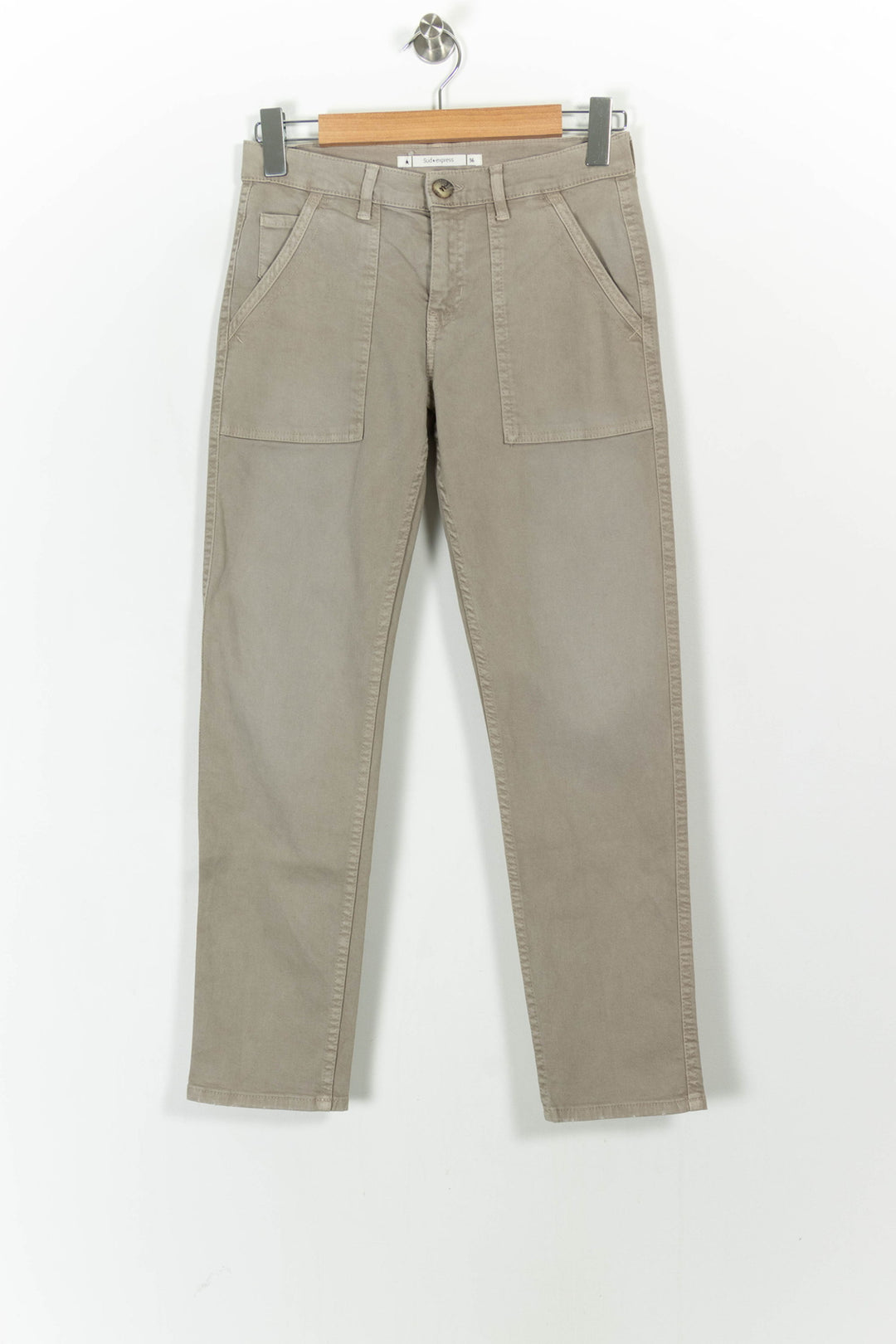 Pantalon Beige - Taille S/36 de la marque Sud express | PARAD104622 - Vendu par Paradigme - Image 2