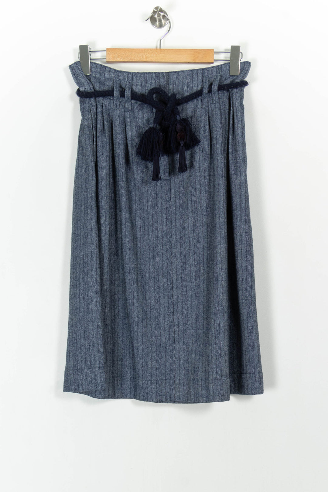 Jupe Midi Bleue - Taille L/40 de la marque Sessùn | PARAD104625 - Vendu par Paradigme - Image 2