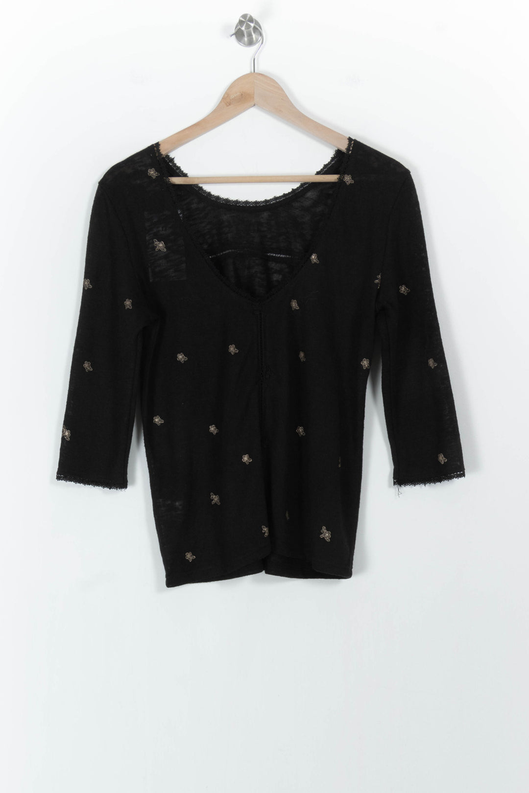 Tee-shirt Noir - Taille M/38 de la marque Grace & Mila | PARAD104627 - Vendu par Paradigme - Image 4