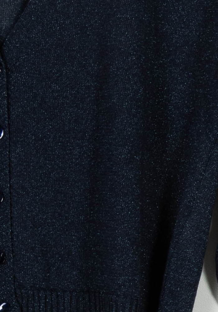Cardigan Bleu - Taille M/38 de la marque La Fée Maraboutée | PARAD104634 - Vendu par Paradigme - Image 3