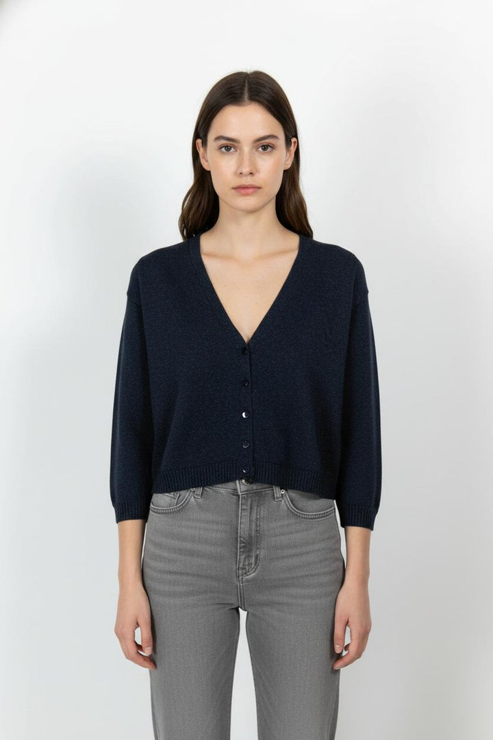 Cardigan Bleu - Taille M/38 de la marque La Fée Maraboutée | PARAD104634 - Vendu par Paradigme - Image 1