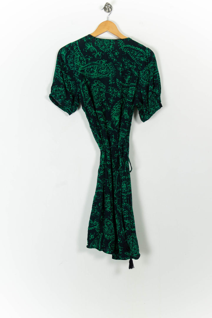 Robe Verte et Noire - Taille L/40 de la marque La Fée Maraboutée | PARAD104645 - Vendu par Paradigme - Image 4