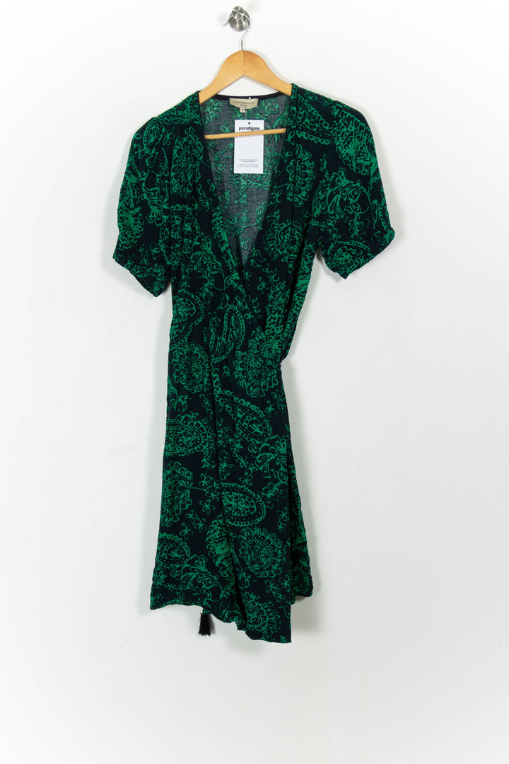 Robe Verte et Noire - Taille L/40 de la marque La Fée Maraboutée | PARAD104645 - Vendu par Paradigme - Image 2