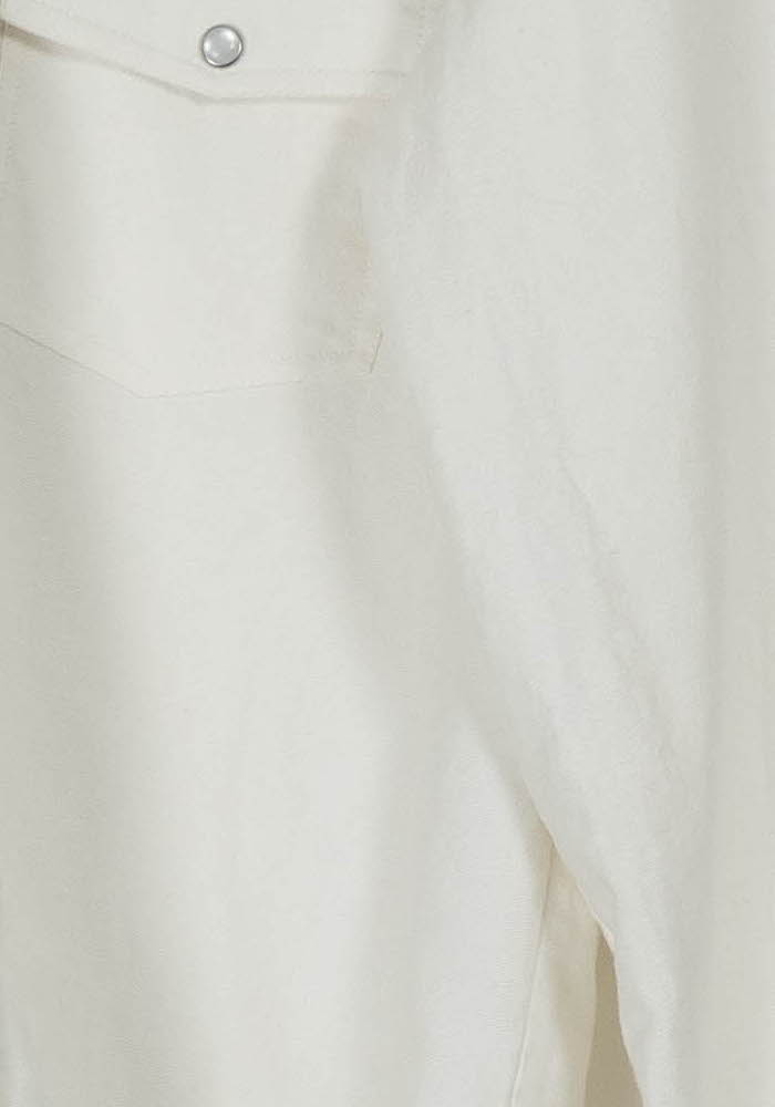 Chemise Blanche et Rouge - Taille XS/34 de la marque Sézane | PARAD104655 - Vendu par Paradigme - Image 3