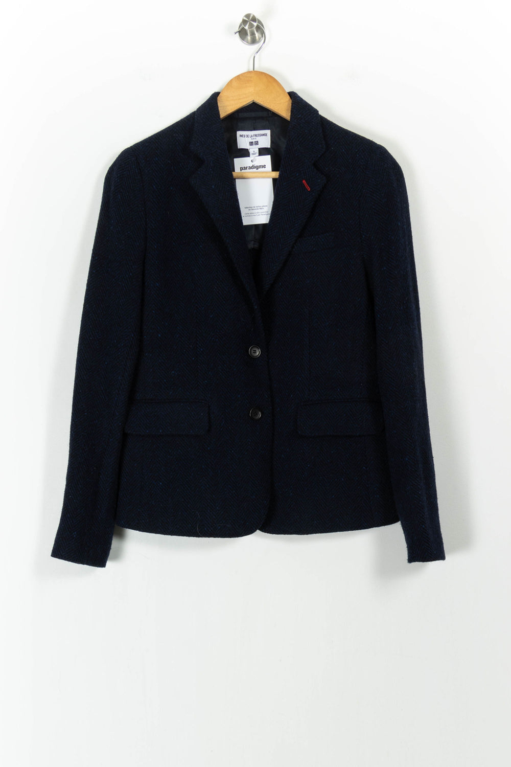 Veste Bleue - Taille S/36 de la marque Ines de la Fressange Paris | PARAD104657 - Vendu par Paradigme - Image 2