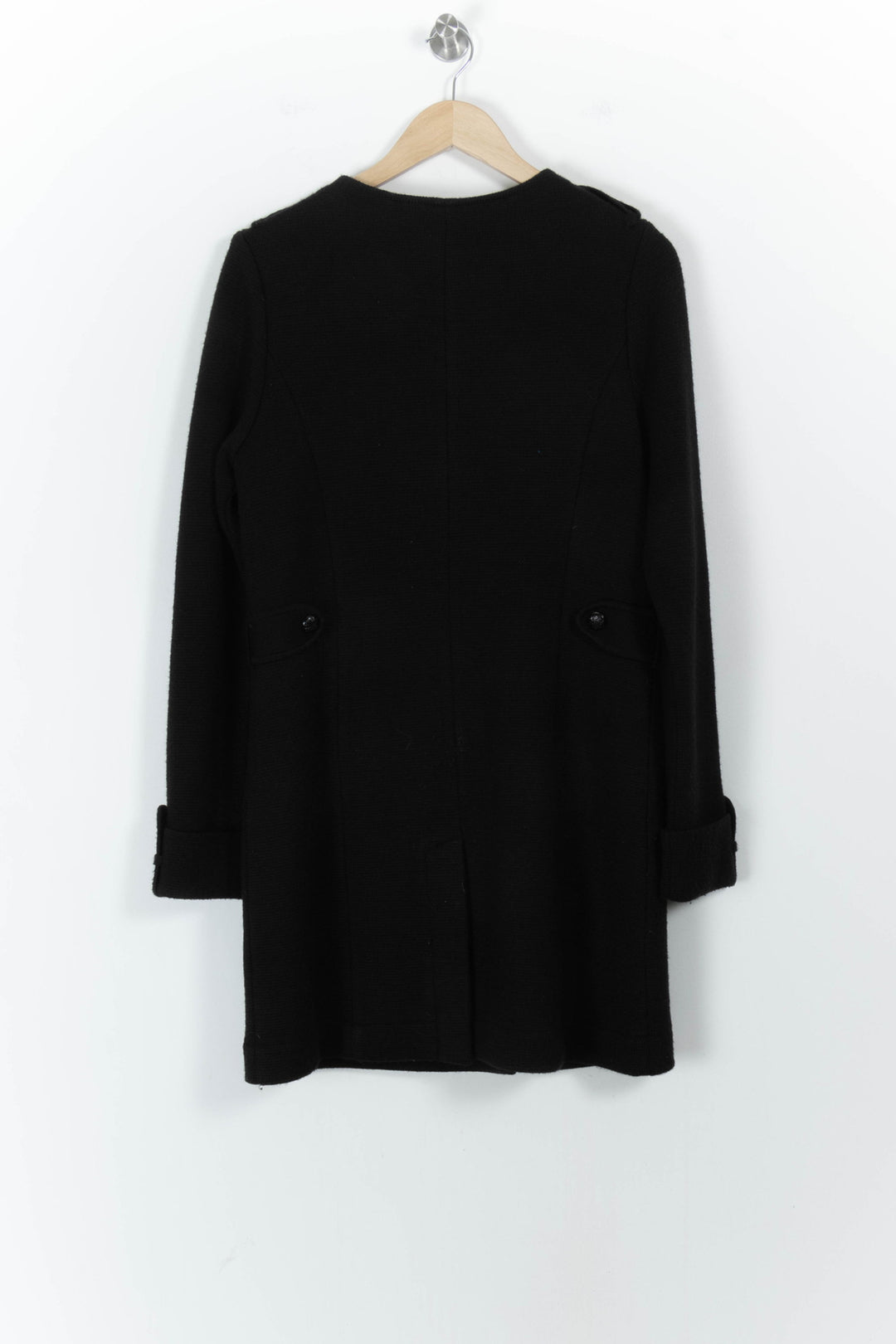 Manteau Noir - Taille XL/42 de la marque Sandro | PARAD104661 - Vendu par Paradigme - Image 4