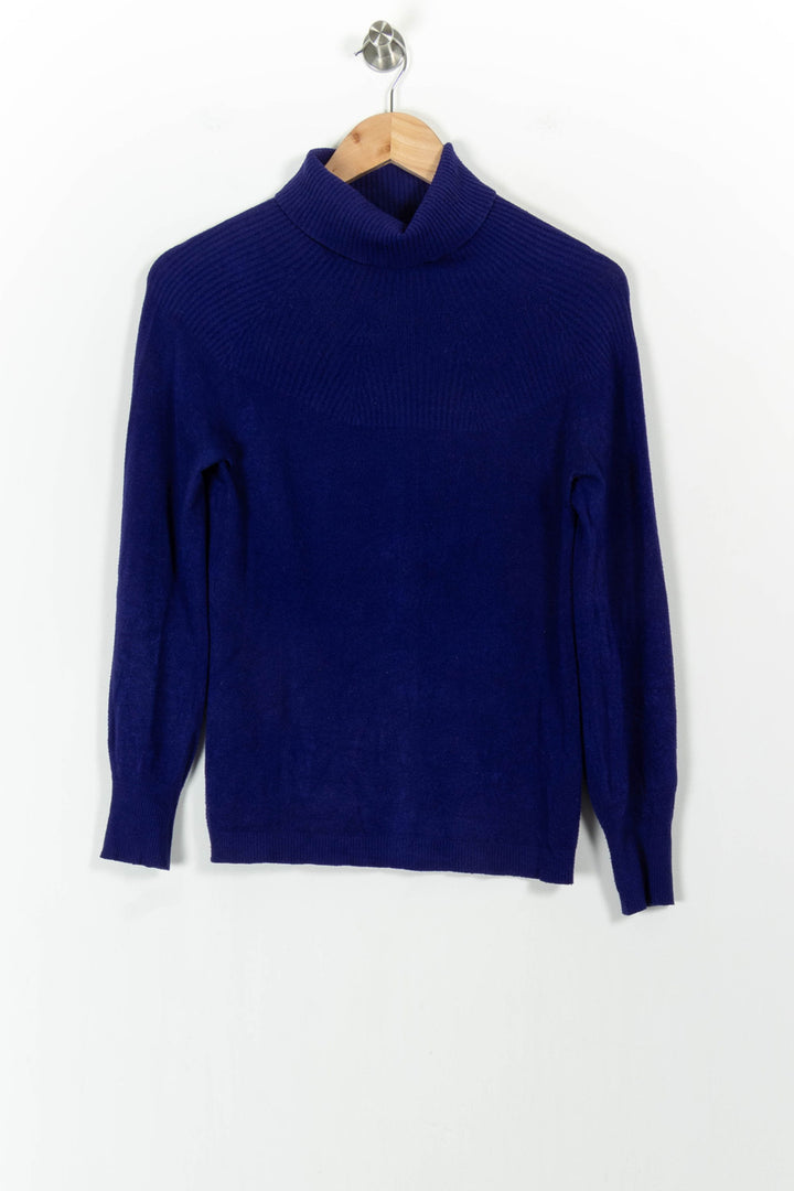 Pull Col Roulé Violet - Taille S/36 de la marque La Fée Maraboutée | PARAD104664 - Vendu par Paradigme - Image 2