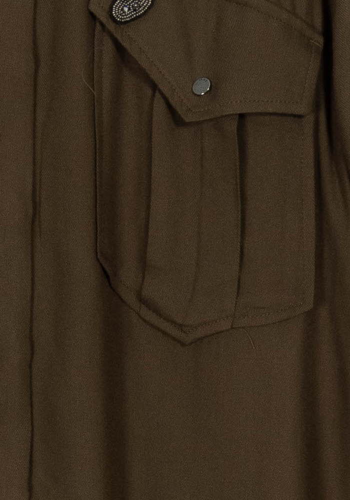 Chemise Verte - Taille S/36 de la marque IKKS | PARAD104671 - Vendu par Paradigme - Image 3