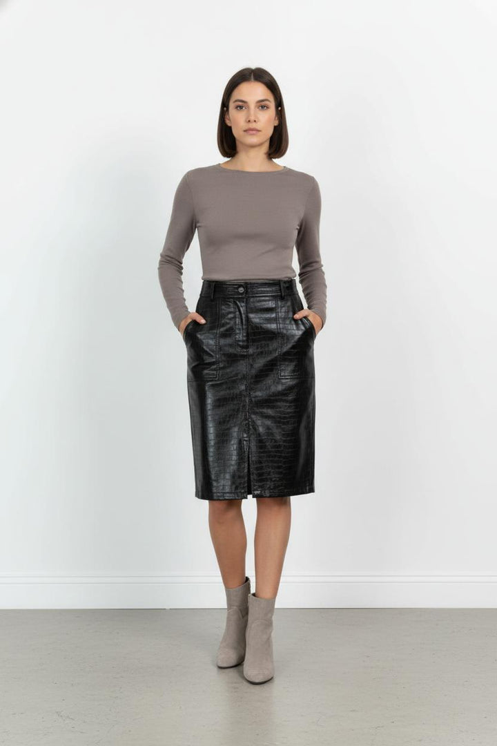 Jupe Crayon Noire - Taille S/36 de la marque Liu Jo | PARAD104674 - Vendu par Paradigme - Image 1