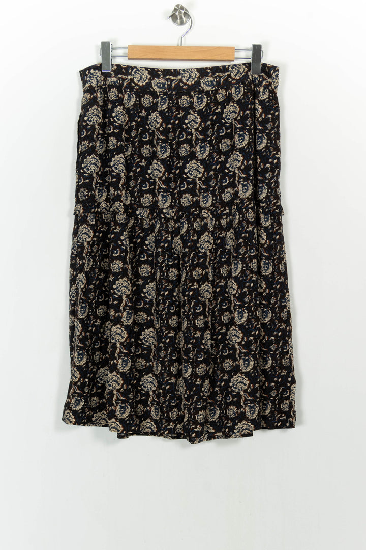 Jupe Midi Noire et Beige - Taille XL/42 de la marque Maison 123 | PARAD104678 - Vendu par Paradigme - Image 4