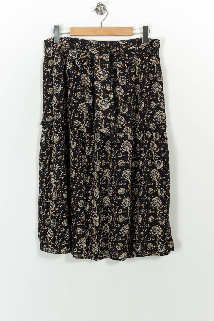 Jupe Midi Noire et Beige - Taille XL/42 de la marque Maison 123 | PARAD104678 - Vendu par Paradigme - Image 2