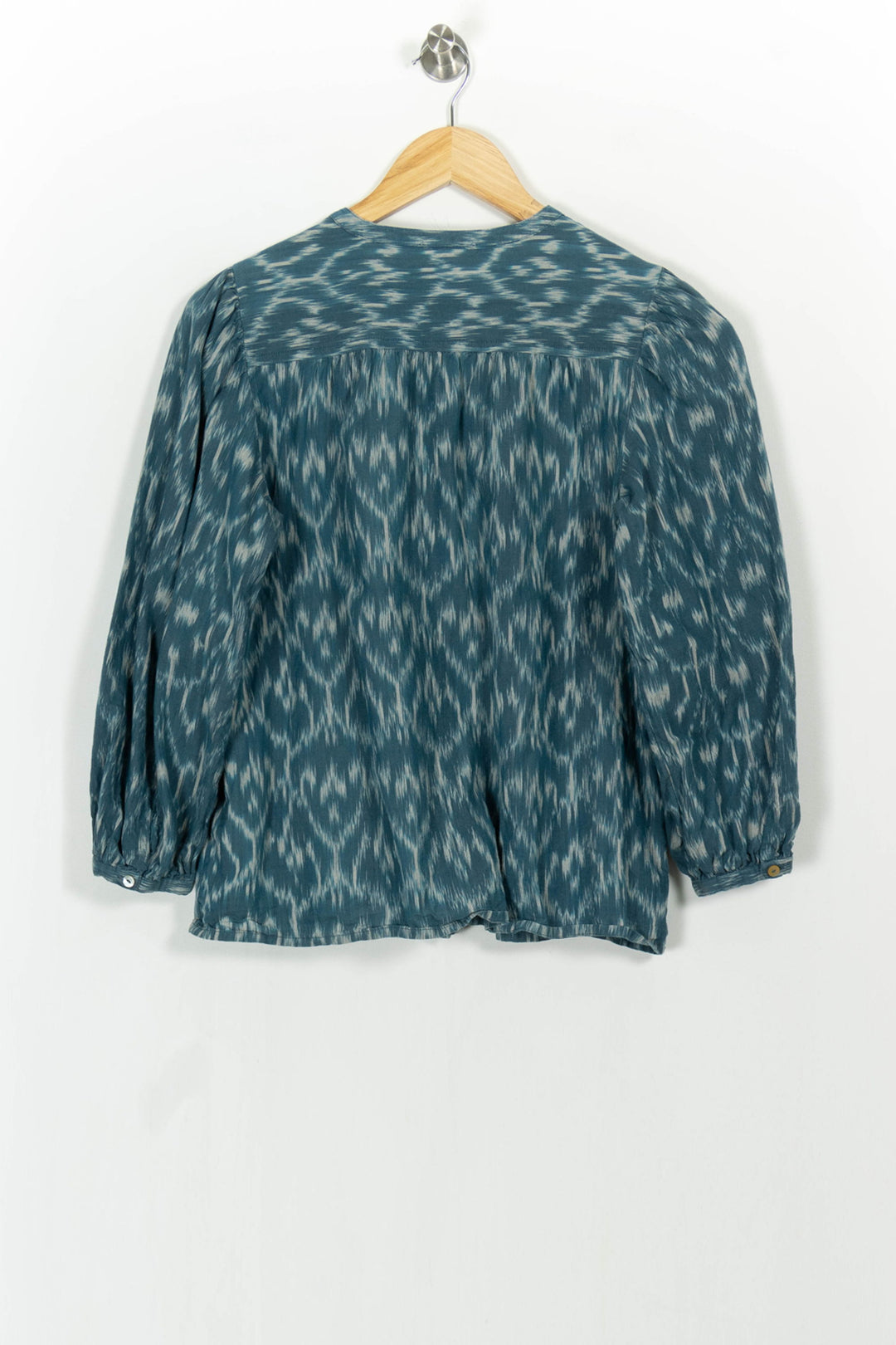 Blouse Bleue et Blanche - Taille S/36 de la marque Maison 123 | PARAD104685 - Vendu par Paradigme - Image 4