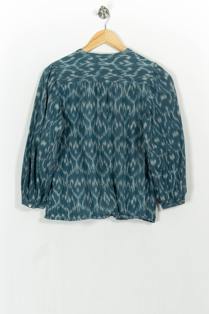 Blouse Bleue et Blanche - Taille S/36 de la marque Maison 123 | PARAD104685 - Vendu par Paradigme - Image 4