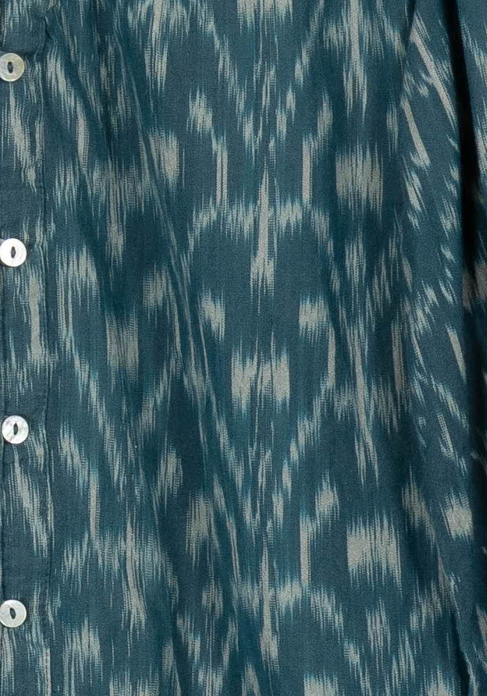 Blouse Bleue et Blanche - Taille S/36 de la marque Maison 123 | PARAD104685 - Vendu par Paradigme - Image 3